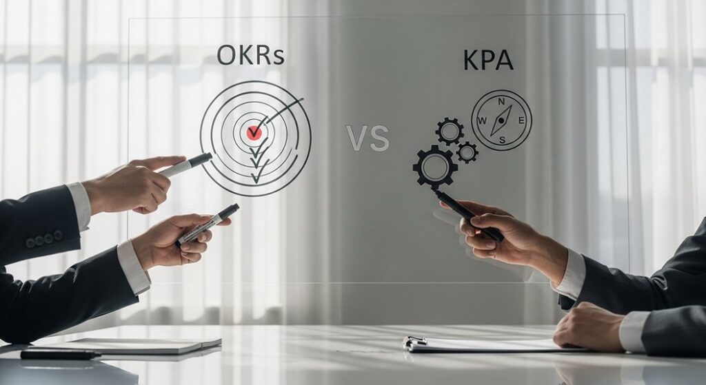 okrs vs kpas comparison