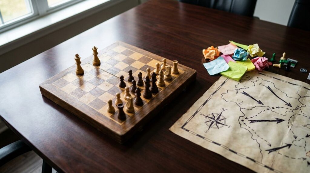 strategy sets direction tactics execute