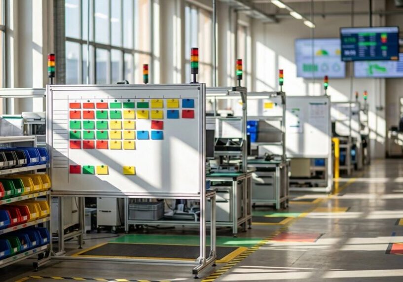 visual management system guide for manufacturing